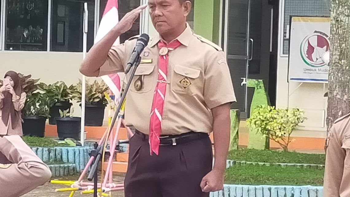 Upacara Peringatan Hari Pramuka ke-62 Gugus Depan SMAN 1 Payakumbuh