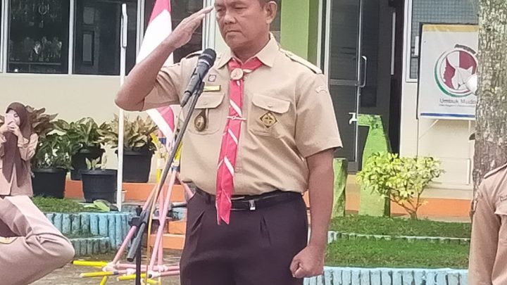 Upacara Peringatan Hari Pramuka ke-62 Gugus Depan SMAN 1 Payakumbuh