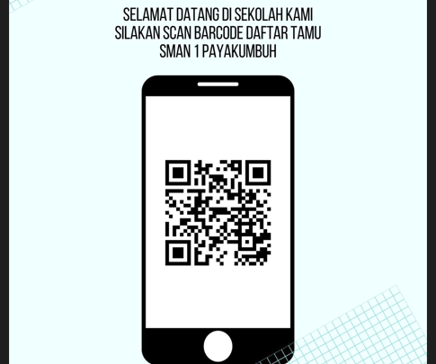 Scan Barcode Tamu SMAN 1 Payakumbuh