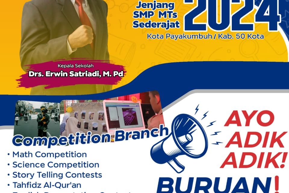 SEGERA VILLENSIC TINGKAT SMP/MTSn Tanggal 5 FEBRUARI 2024 DI SMAN 1 PAYAKUMBUH