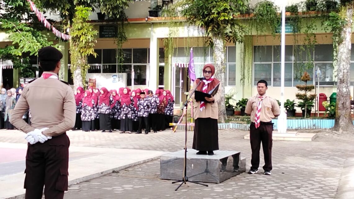 Peringatan Hari Pramuka ke-64 di SMAN 1 Payakumbuh Berlangsung Khidmat