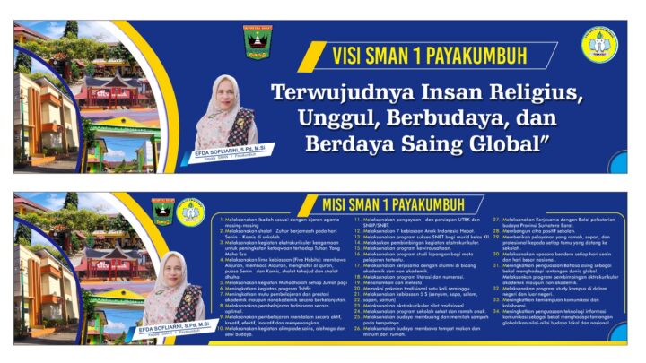 VISI & MISI SMAN 1 PAYAKUMBUH TP. 2025/2026