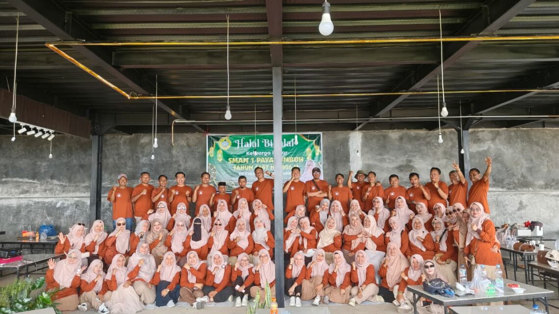 SMAN 1 PAYAKUMBUH GELAR HALAL BIHALAL PENUH KEHANGATAN DI CIKDAM ARION PARK